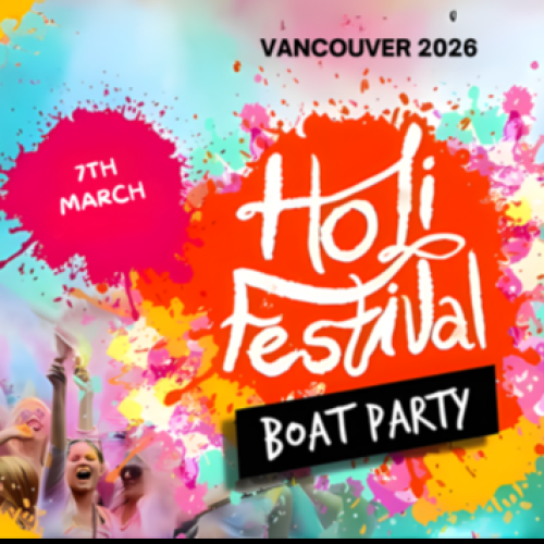 Holi Festival Cruise Vancouver 2026