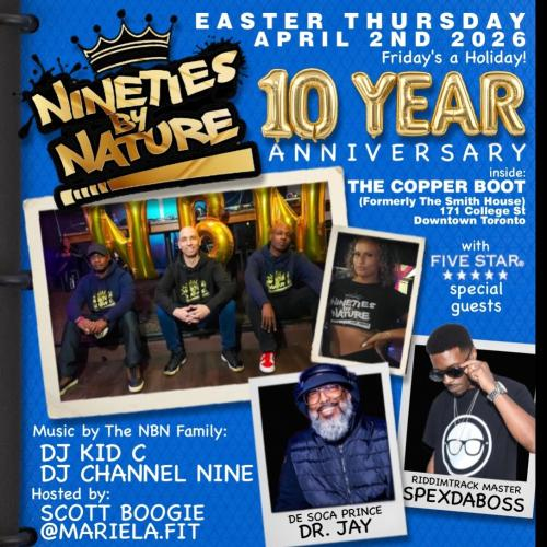 NINETIES BY NATURE-10 Year Anniversary 