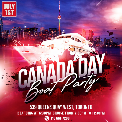 Canada Day Boat Party - July 1, 2026 