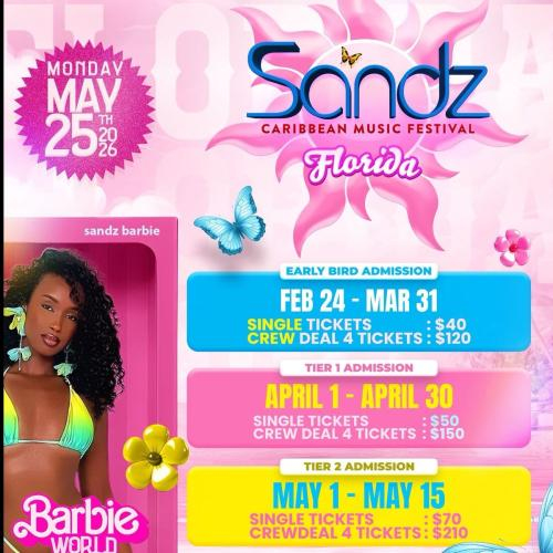 Sandz Florida Barbie World 