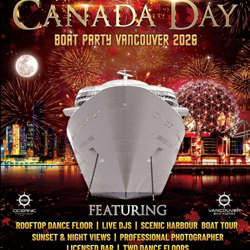 Canada Day Boat Party Cruise Vancouver 2026 