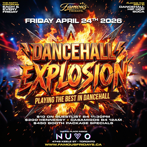 FAMOUS FRIDAYS - DANCEHALL XPLOSION 