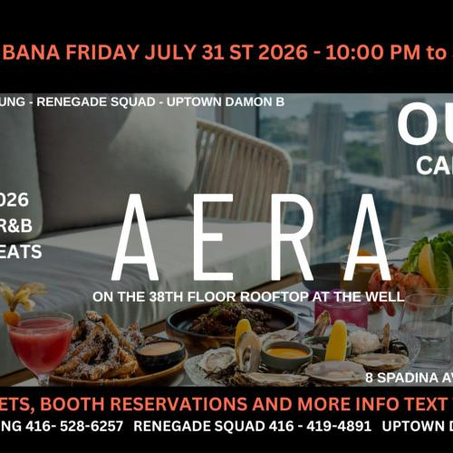 Outside Caribana Rooftop Patio Party 