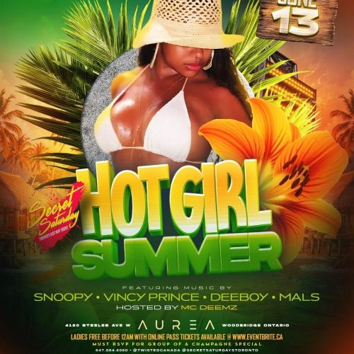 Hot Girl Summer | Saturday June 13th | Aurea Lounge 
