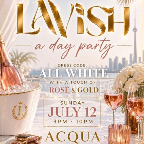 Lavish All White with a splash of Rosè and Gold 