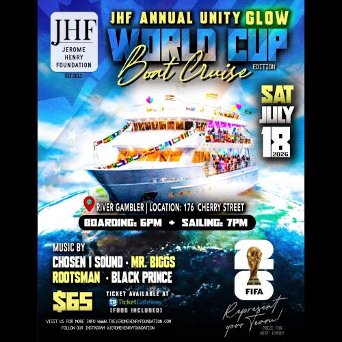 JEROME HENRY FOUNDATION UNITY BOAT CRUISE 2026 (World Cup Edition) 