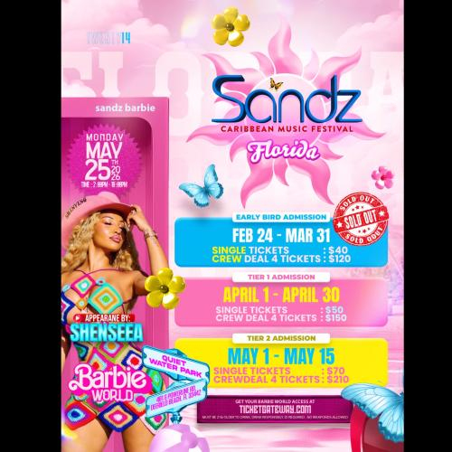Sandz Florida Barbie World 