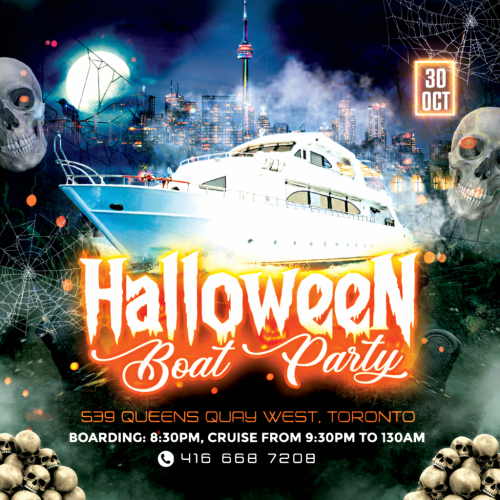 Toronto Halloween Boat Party - Friday, October 30, 2026 