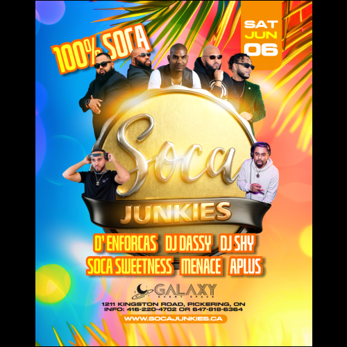 SOCA JUNKIES - RUM AND COKE EDITION 