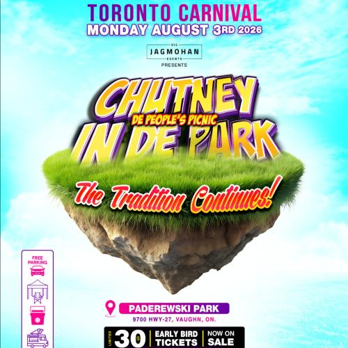 CHUTNEY IN DE PARK 2026 