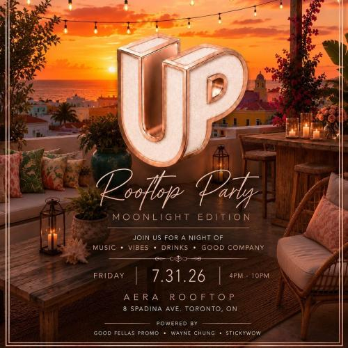 UP Rooftop Party @ AERA | Moonlight Edition 