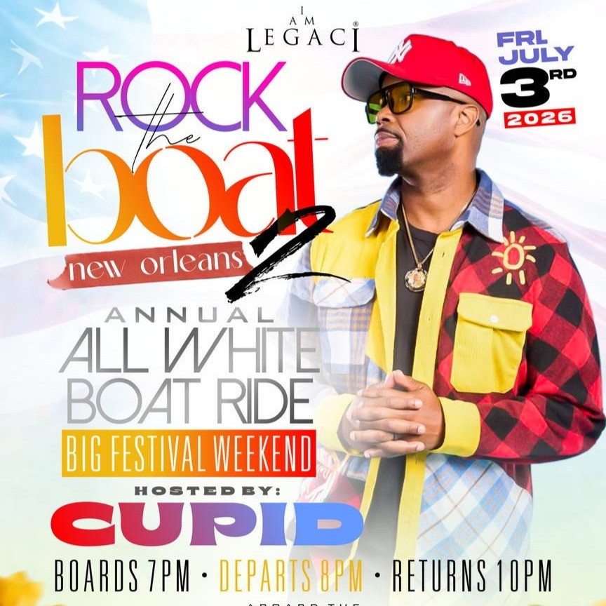 Rock The Boat Part 2 All White Cruise During Essence Fest 2026 