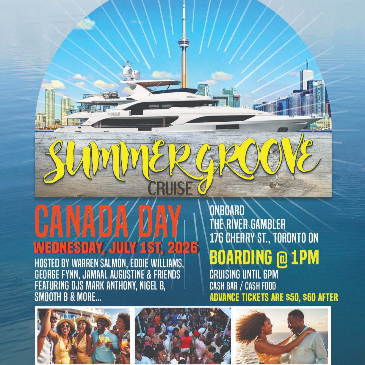SUMMER GROOVE BOAT CRUISE| JULY 1 2026 