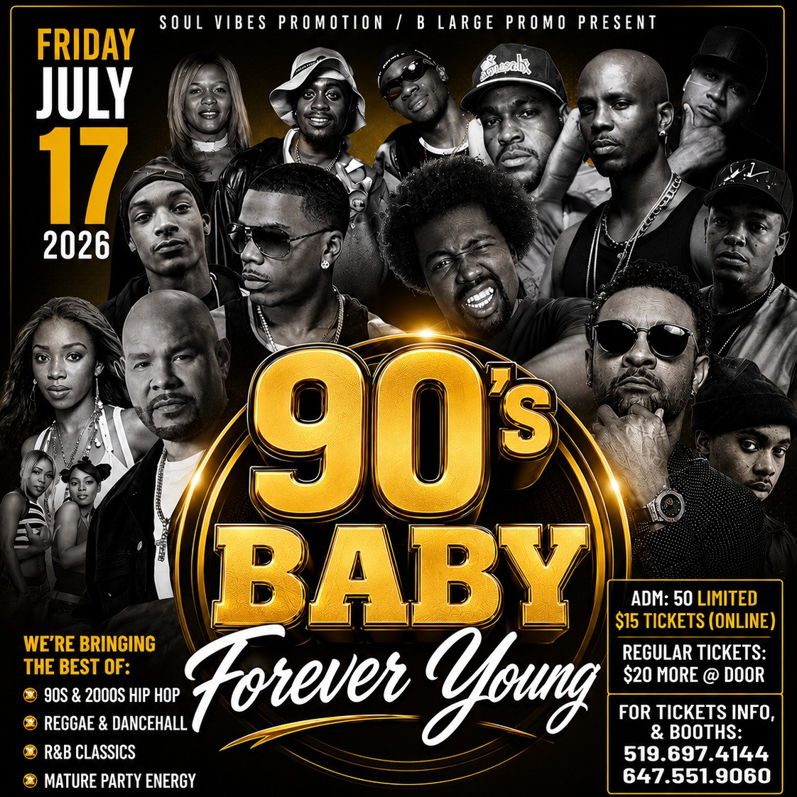 90’s Baby Forever Young London 