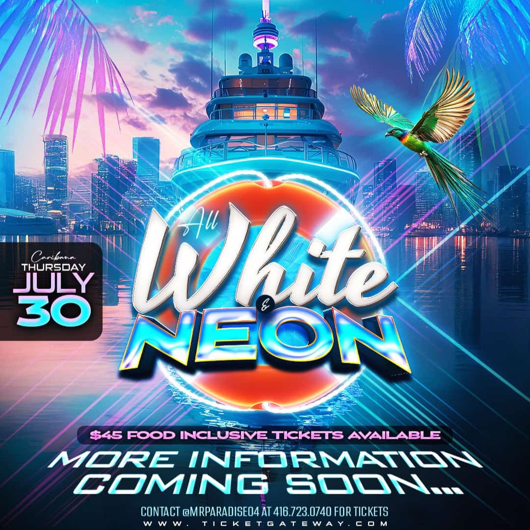 Neon & White Carnival Thrusday 