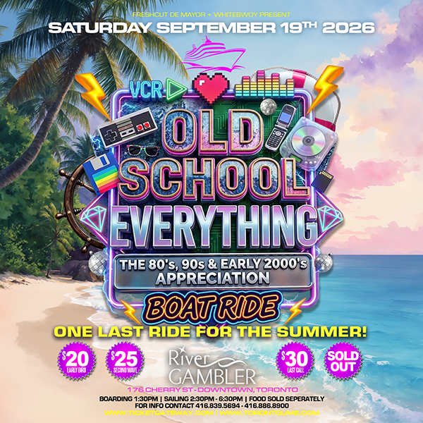OLD SCHOOL EVERYTHING BOAT RIDE - Saturday September 19th 