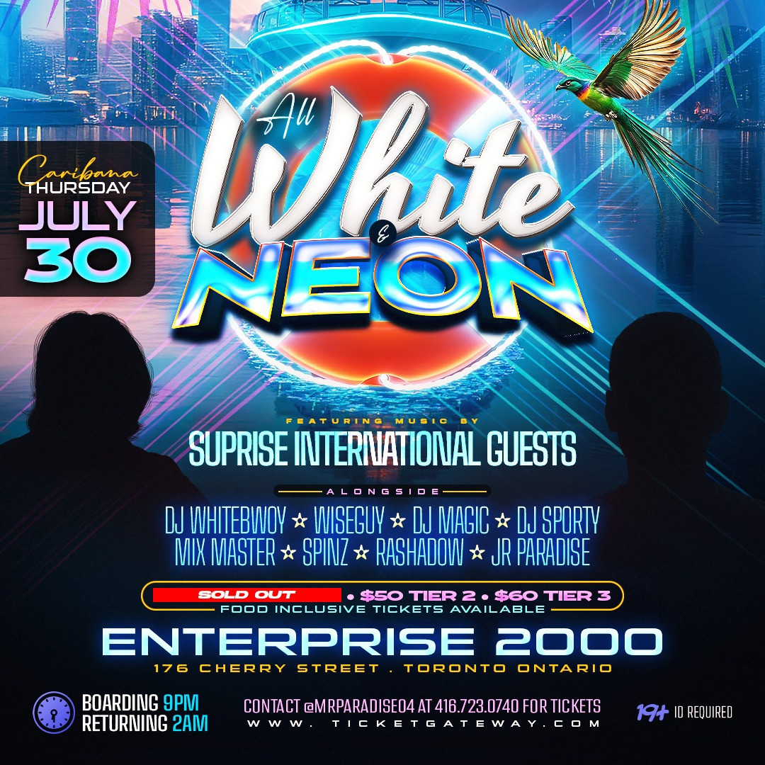 White & Neon Carnival Thrusday 