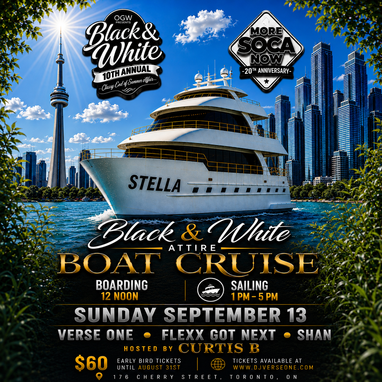 10th Annual Black & White Boat Cruise 