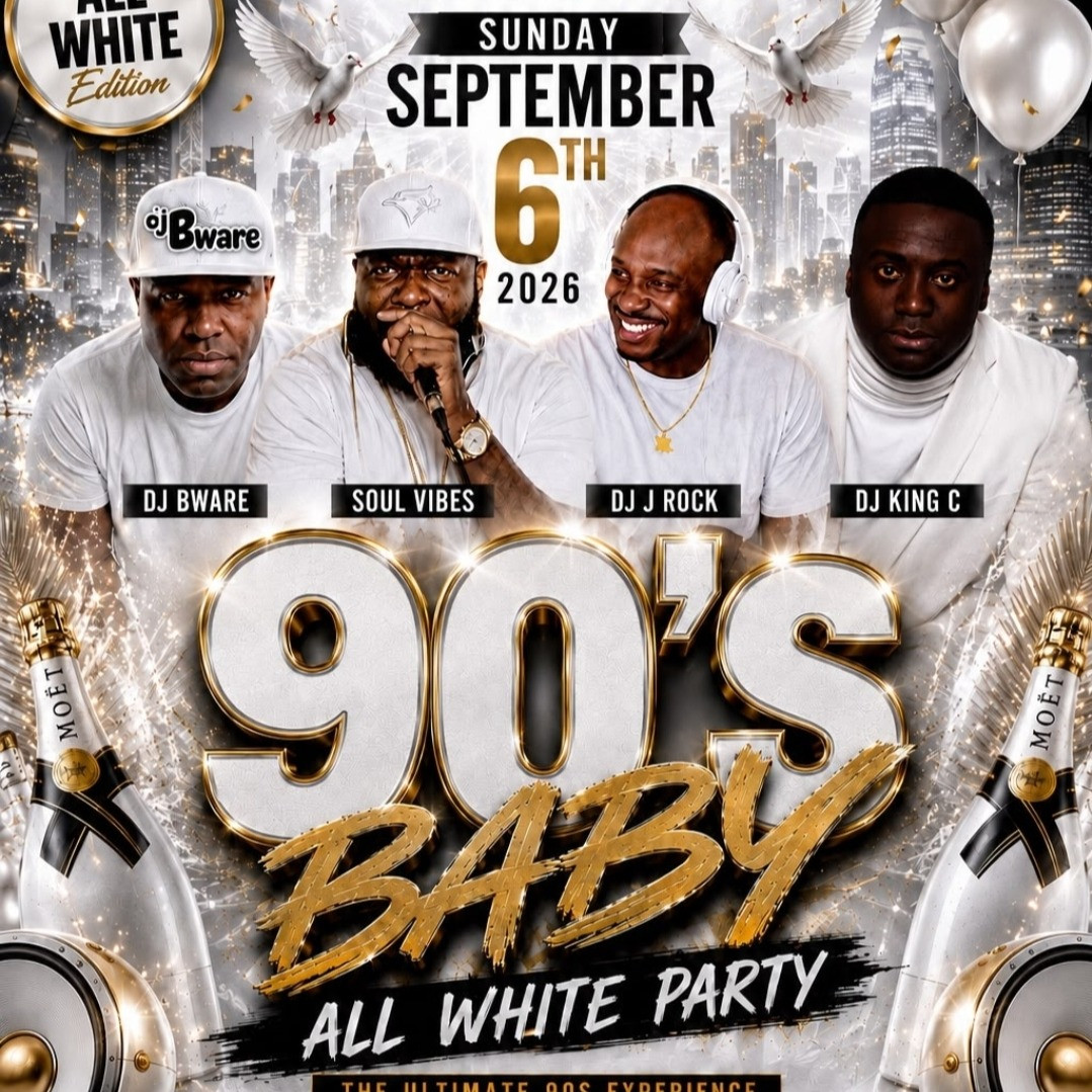 90’s Baby London All White Party 