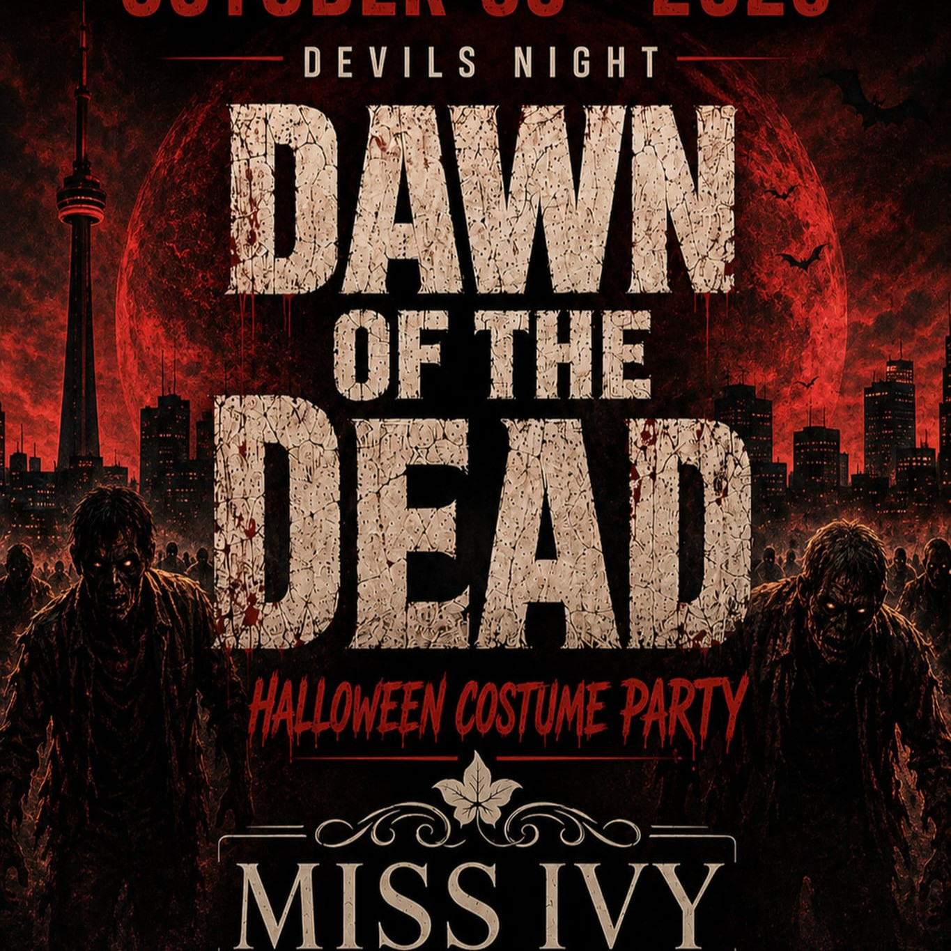 DAWN OF THE DEAD HALLOWEEN COSTUME PARTY 