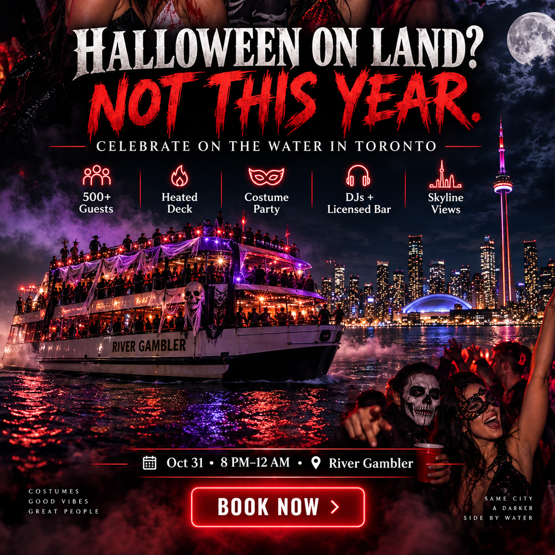 TORONTO’S HAUNTED CRUISE 2026 | HALLOWEEN BOAT PARTY 