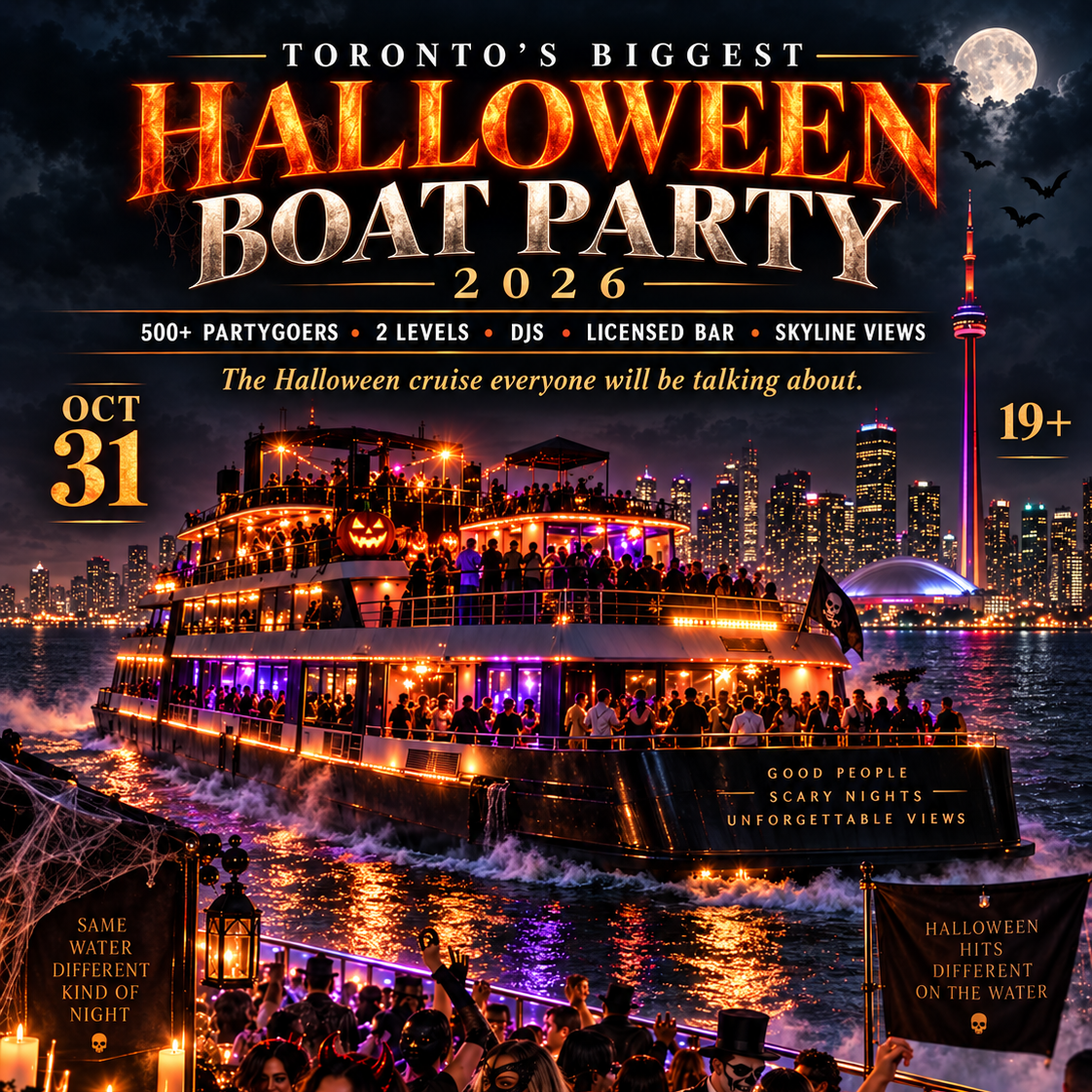 Halloween Boat Party Festival Toronto 2026 