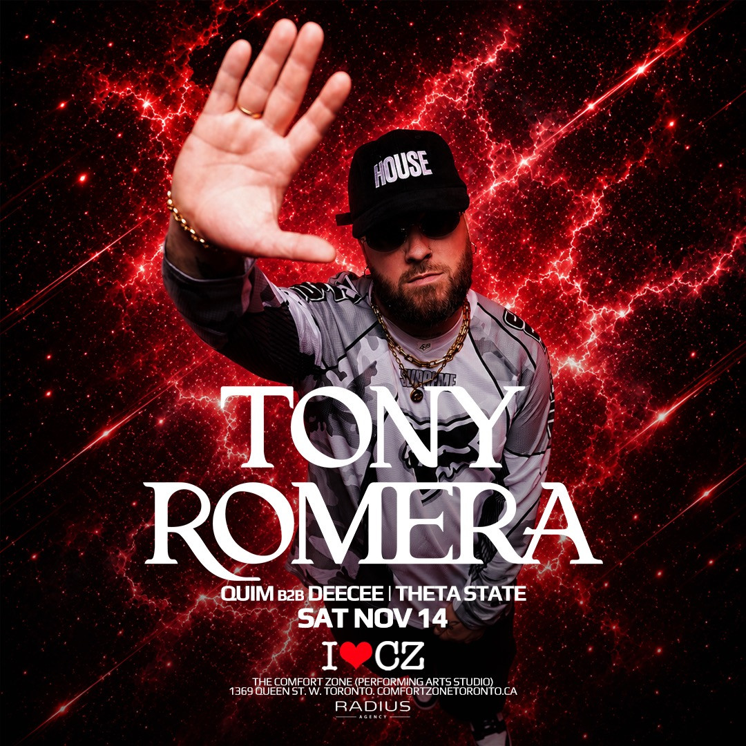 The Comfort Zone presents **TONY ROMERA** 