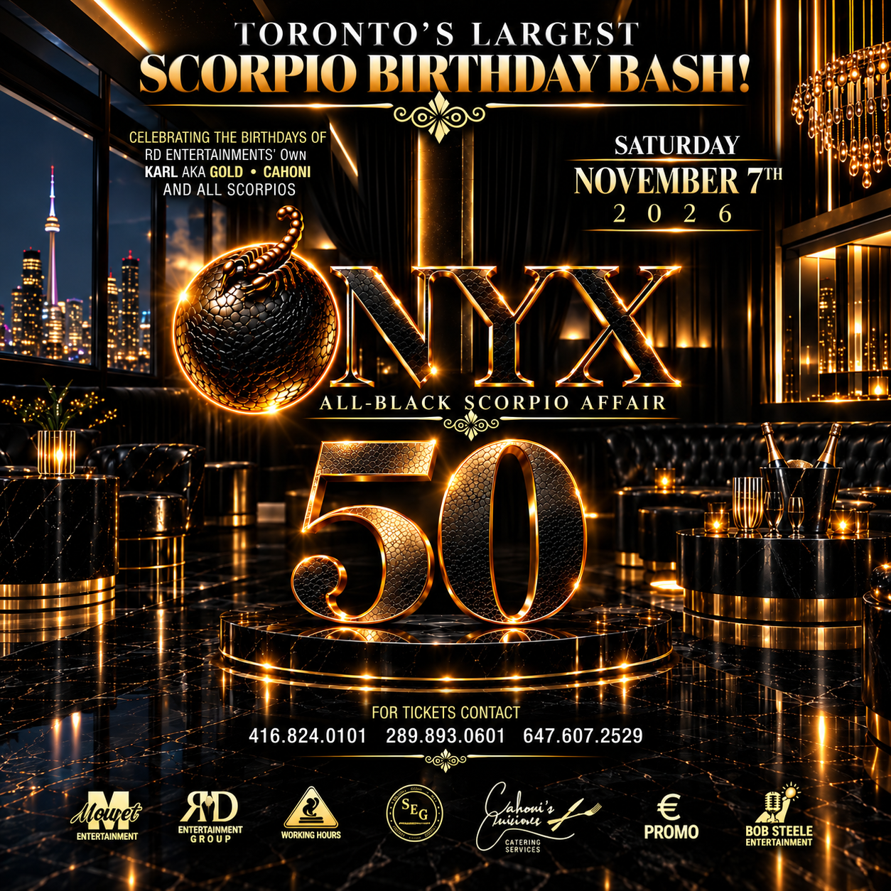ONYX ALL BLACK SCORPIO AFFAIR 50 
