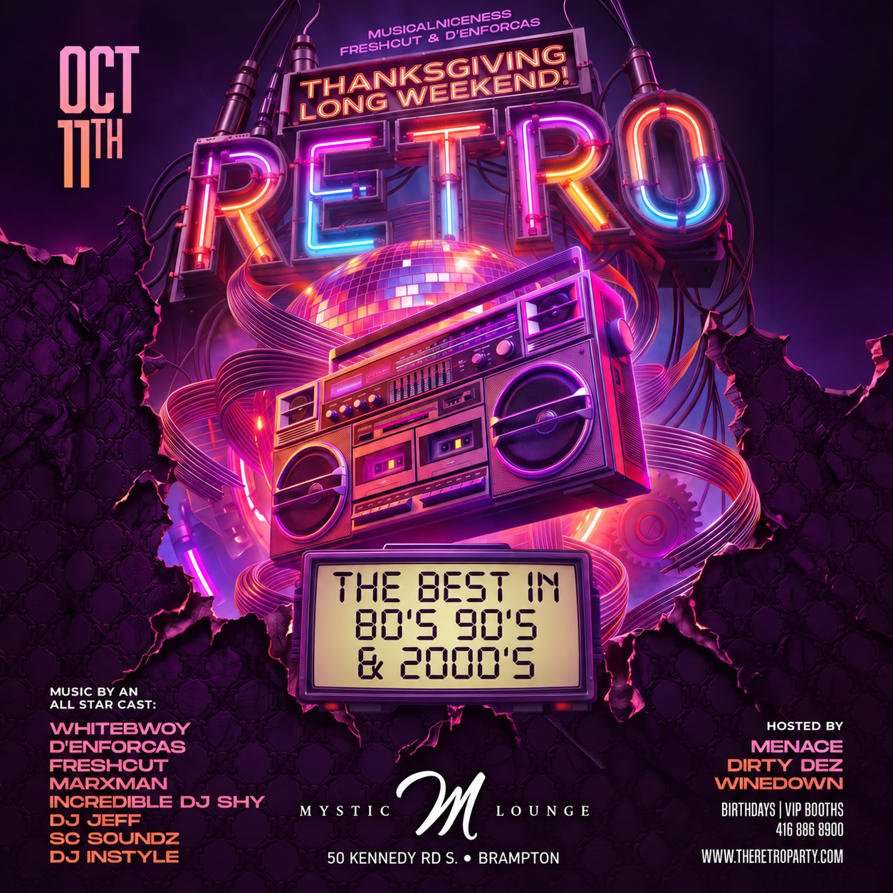 RETRO - Thanksgiving Long Weekend 
