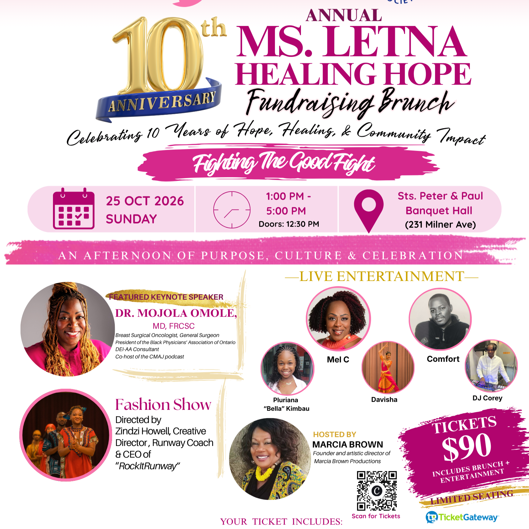 The 10th Annual Ms. Letna Healing Hope Fundraising Brunch 