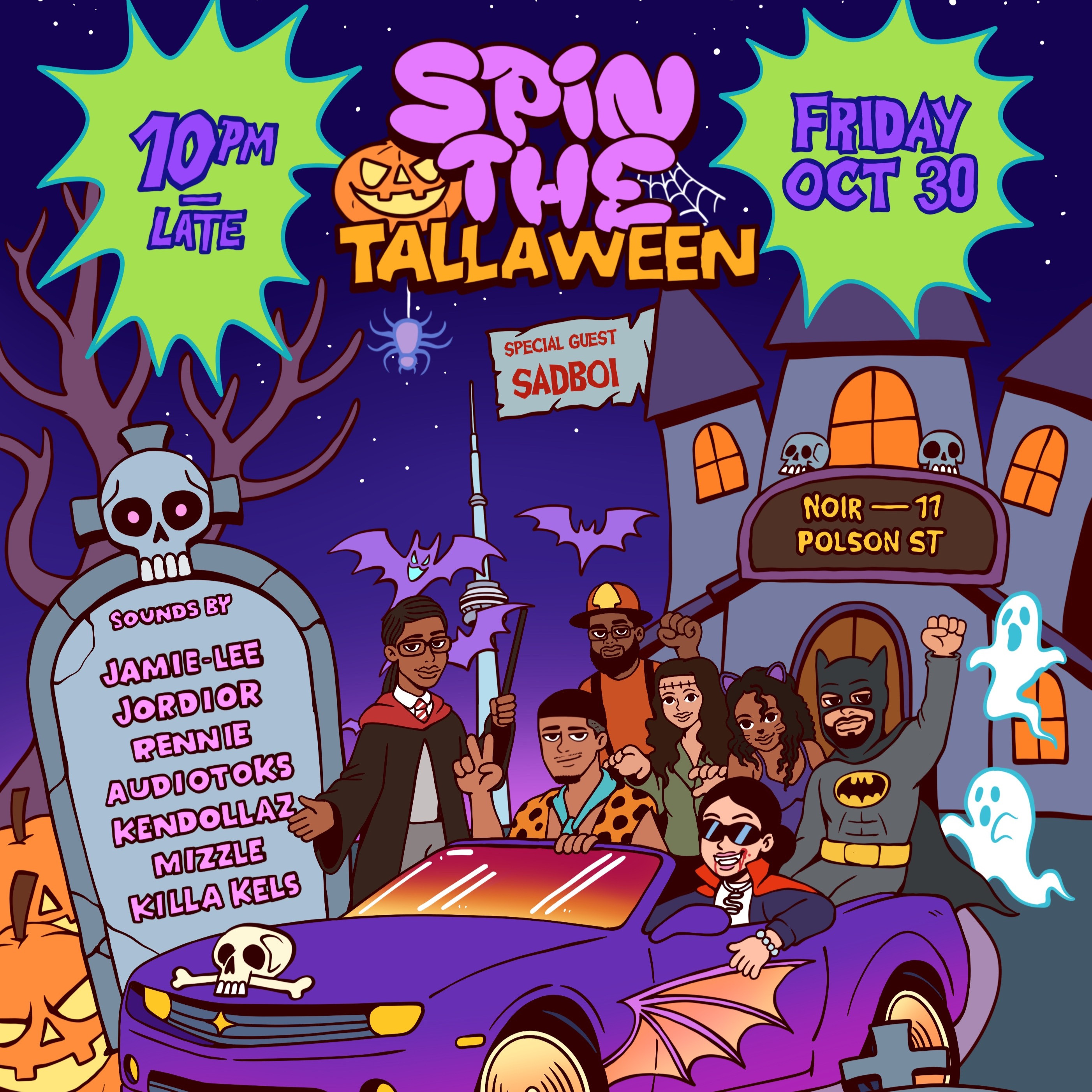 Spin The Block x Tallawah Sound System: SPIN THE TALLAWEEN 