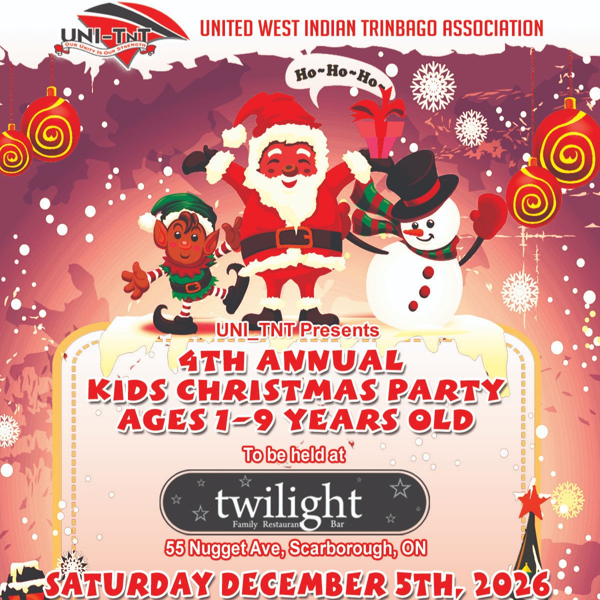 4th Annual Kids Christmas party 