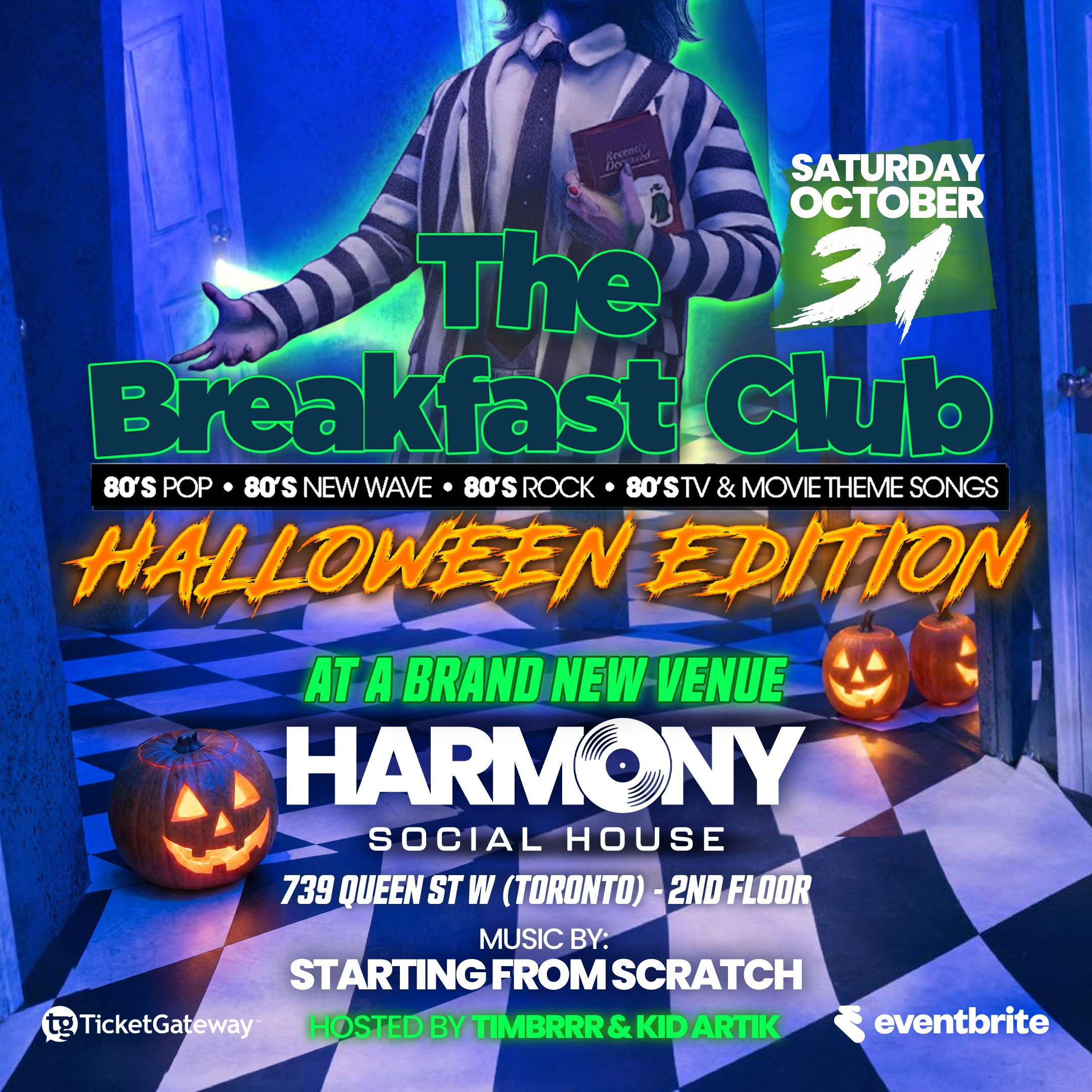 The Breakfast Club - Halloween Edition 2026 - A Night Of All Things 80’s 