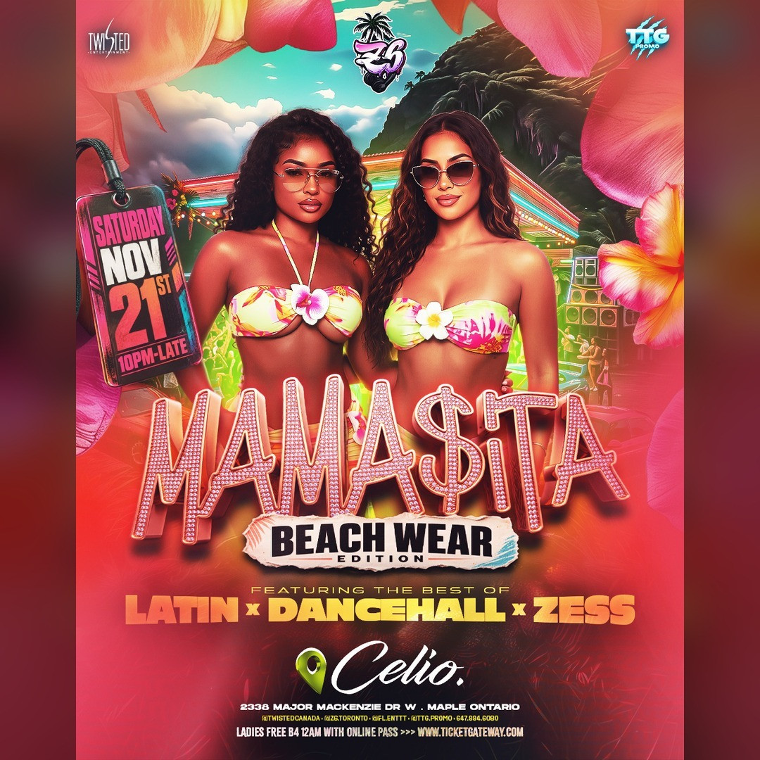 Mama$ita | Sat Nov 21st | Celio Lounge 