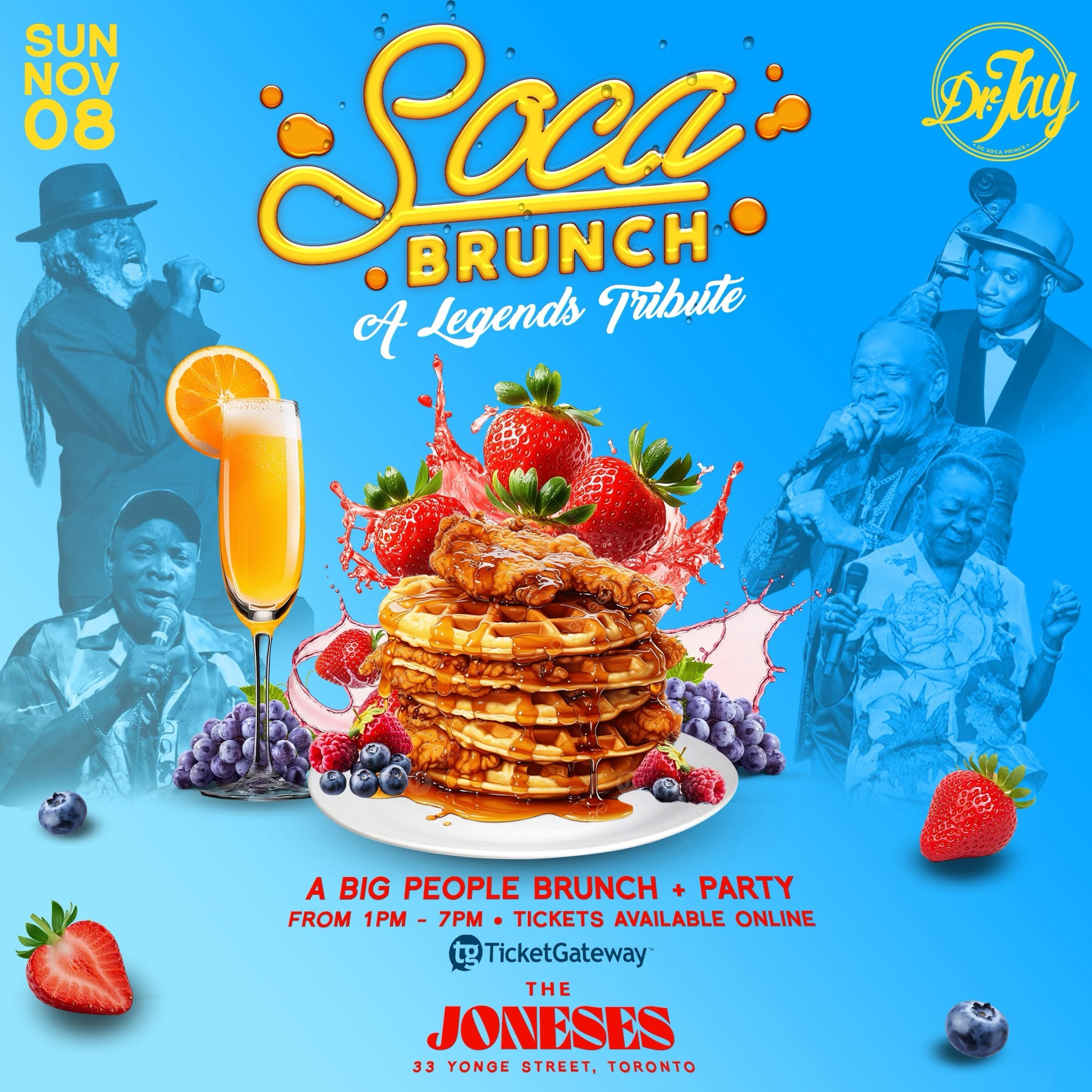 SOCA BRUNCH | A Legends Tribute @ The Joneses 