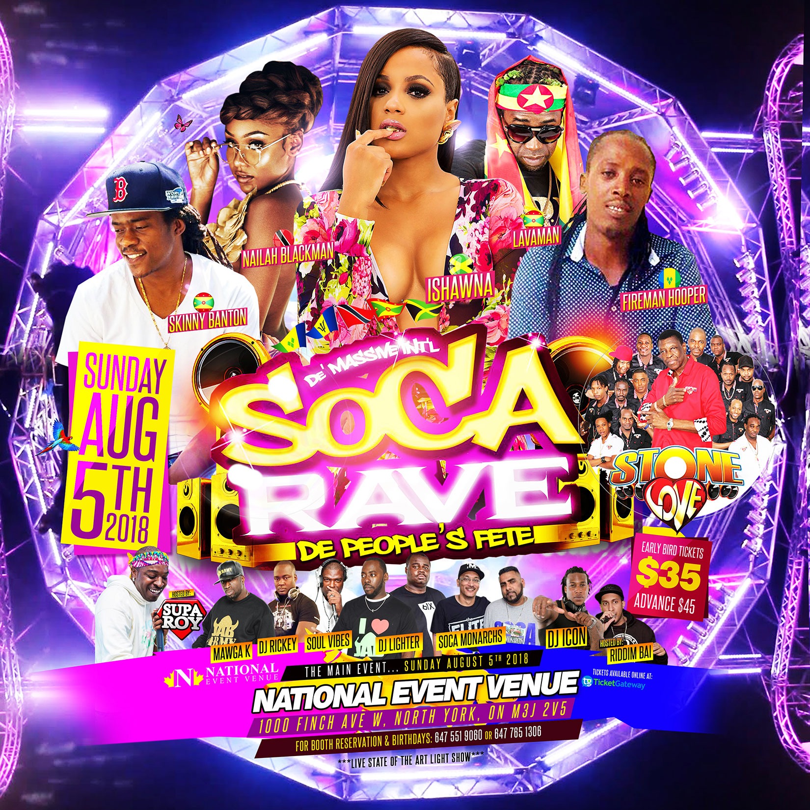 SOCA RAVE: De People's FETE | The Biggest Fete Caribana Sunday