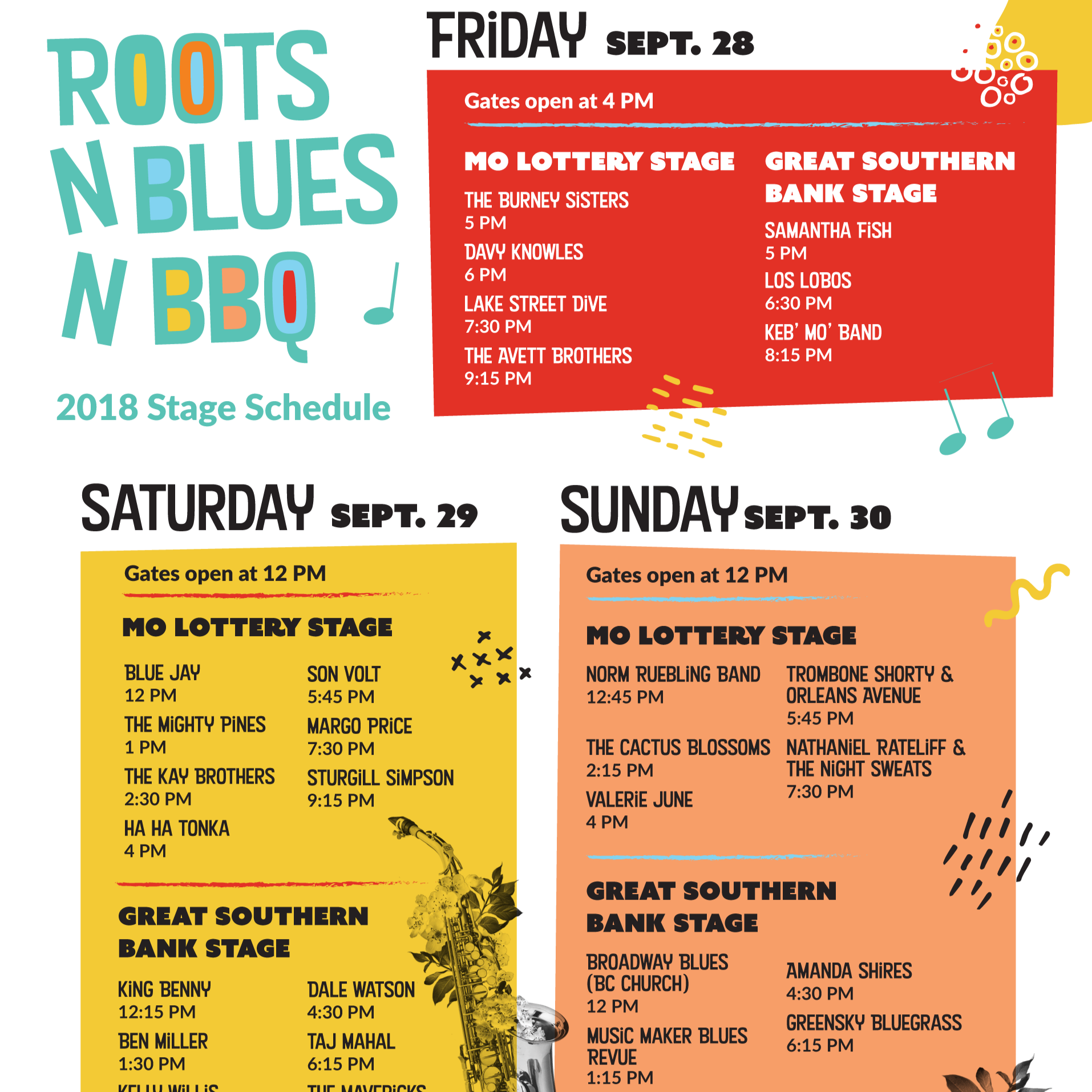 Roots-N-Blues N BBQ's  Festival 2018 Tickets | Columbia