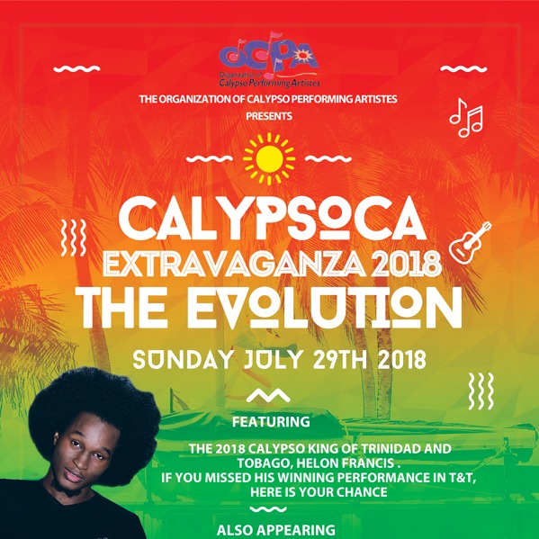 CALYPSOCA EXTRAVAGANZA 2018 - THE EVOLUTION