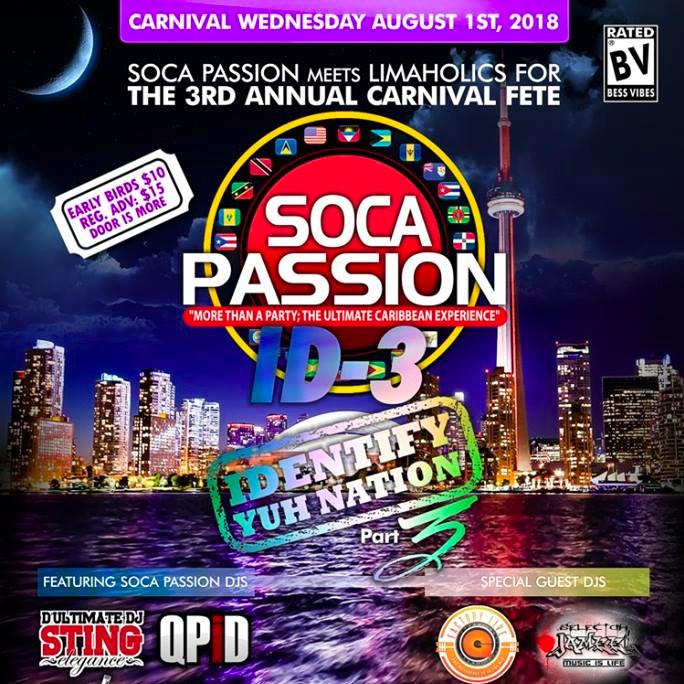 SOCA PASSION MEETS LIMAHOLICS FOR  ID-3 IDENTIFY YUH NATION PT3