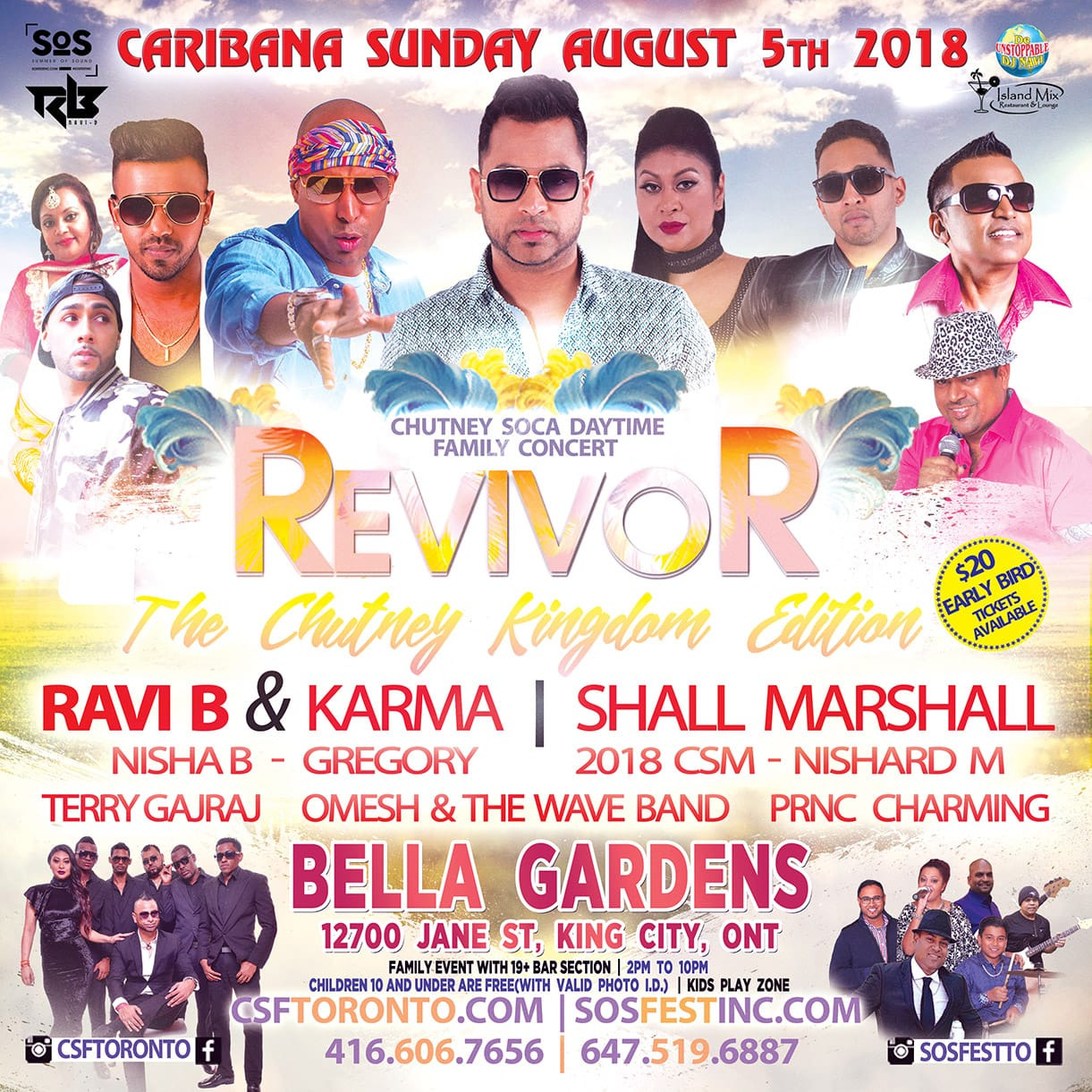 Revivor | Toronto Carnival Sunday Day Time Concert 