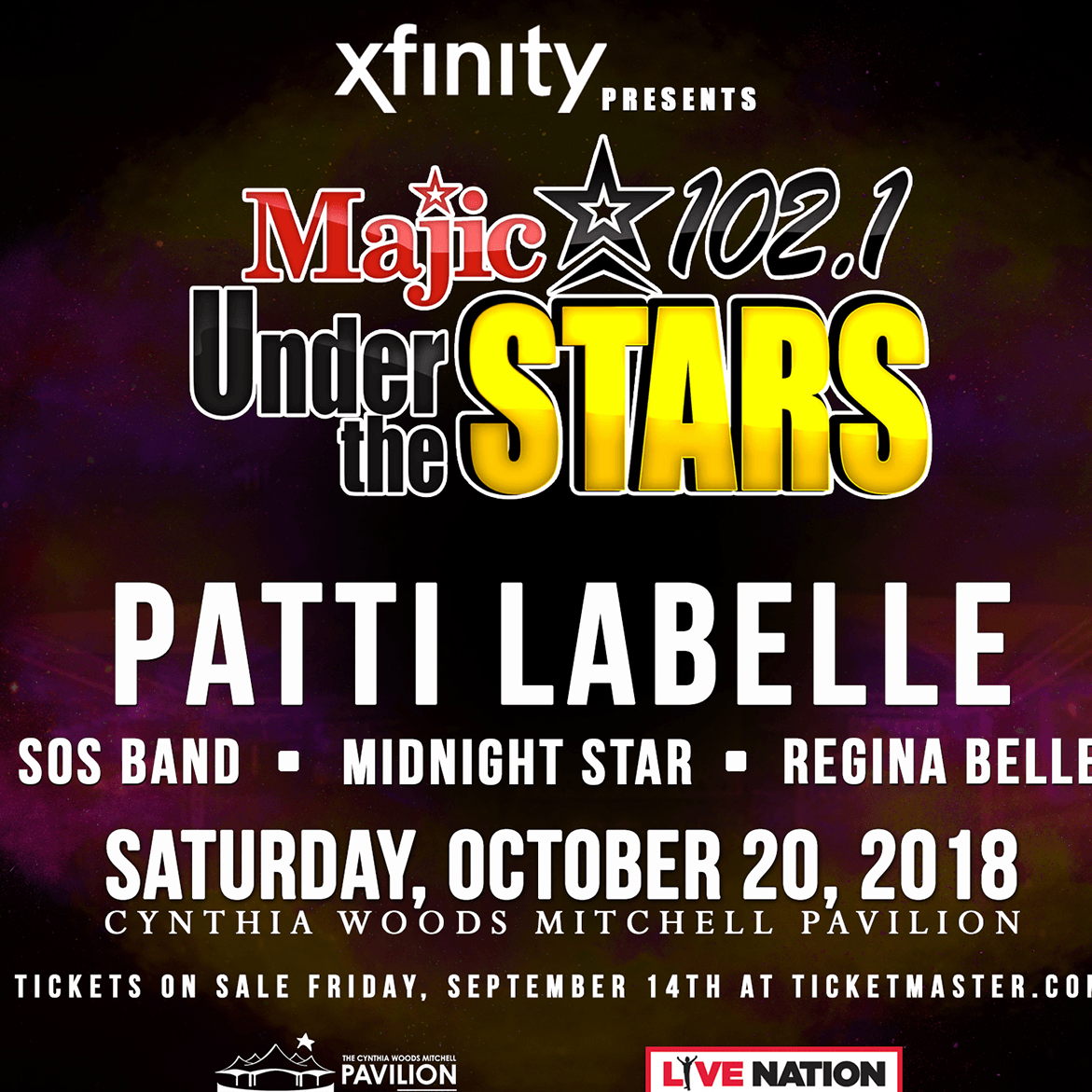 Patti Labelle, Regina Belle, Sos Band & Midnight Star | 2018 Tickets 