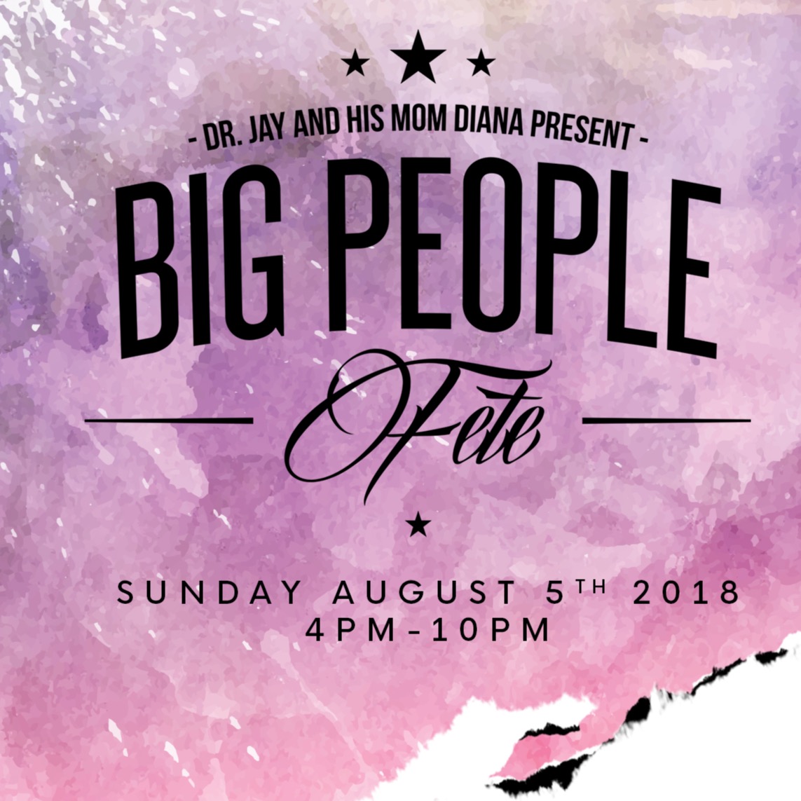 Big People Fete 2018 