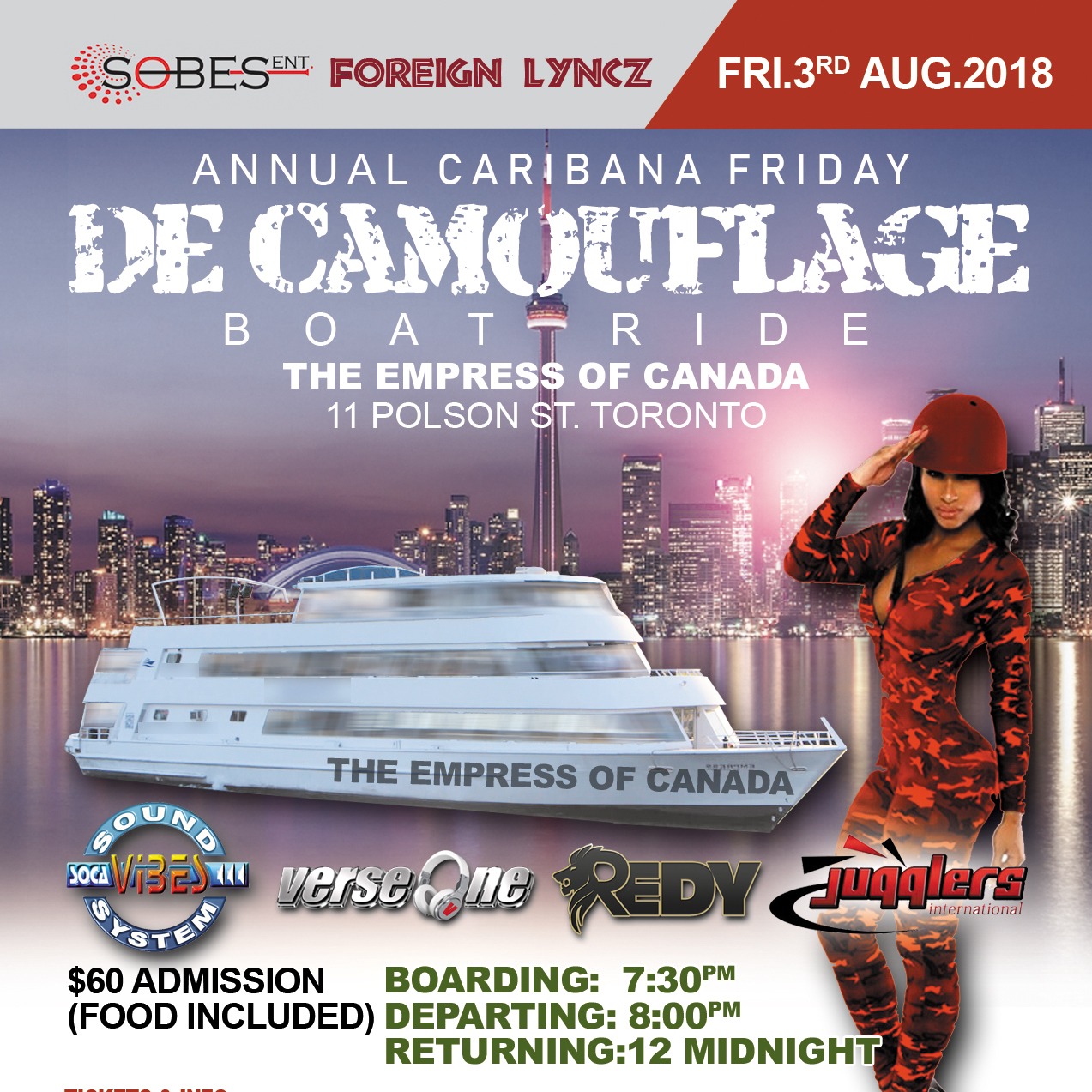 De Camouflage Boat Cruise 2018