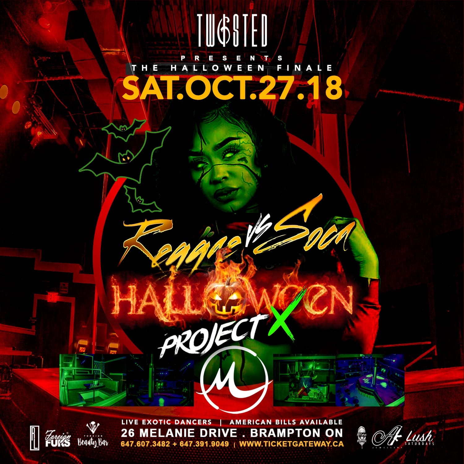 Reggae Vs Soca: Halloween Edition | Sat Oct 27th | Haunted Fairgrounds