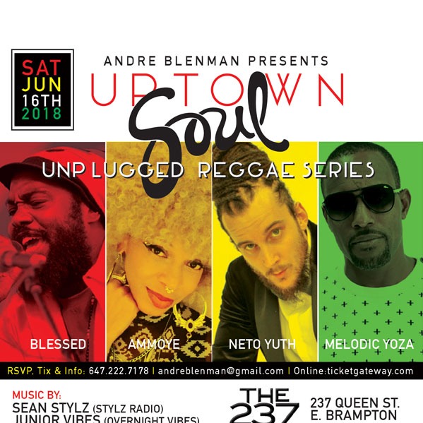 UPTOWN SOUL UNPLUGGED REGGAE SERIES  ft. BLESSED x AMMOYE