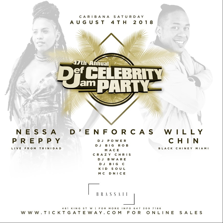 Caribana Def Jam Celebrity Party 2018