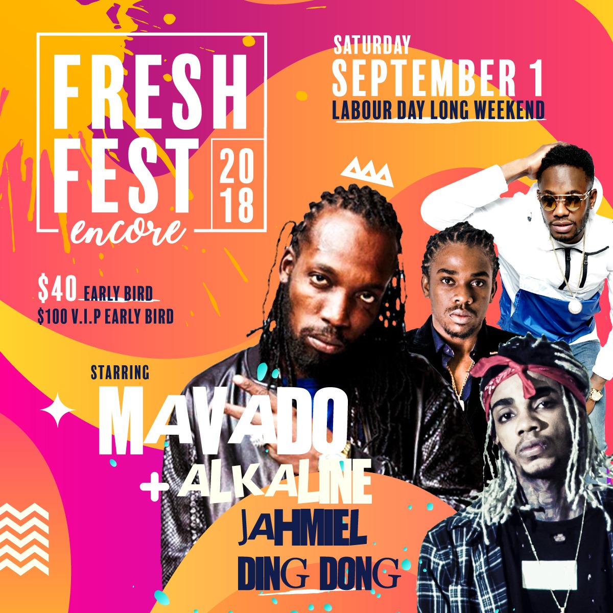 Fresh Fest 2018 Ft. Mavado Alkaline Ding Dong 