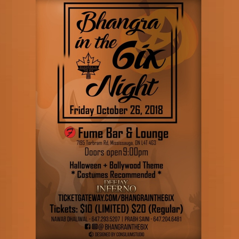 Bhangra & Bollywood in the 6ix - Halloween Edition