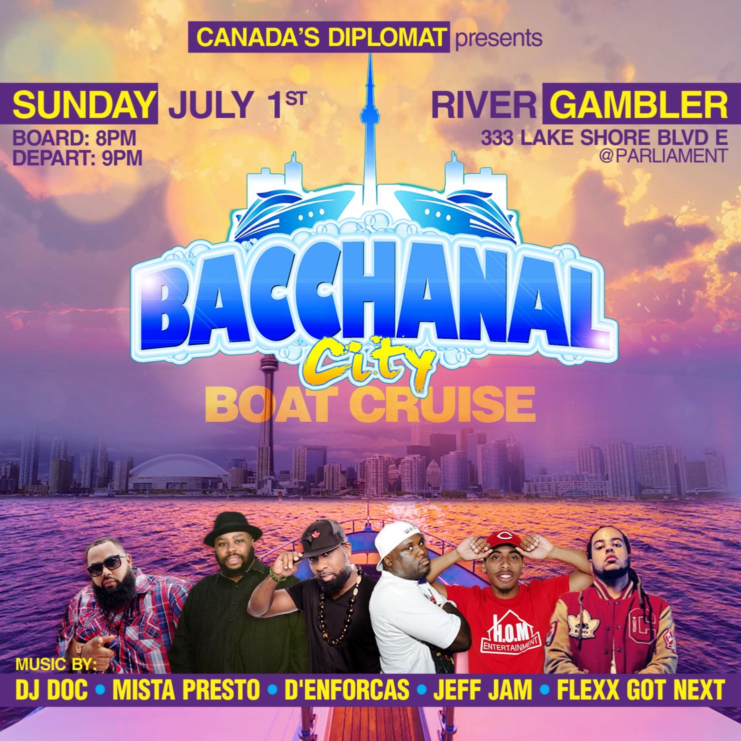 Bacchanal City - Boatride 2018