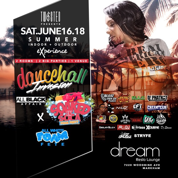 Dancehall Invasion x Soaked In Soca: Foam Fete ÃƒÂ¢Ã‹Å“Ã¢â‚¬Â¦ Saturday June 16th 2018